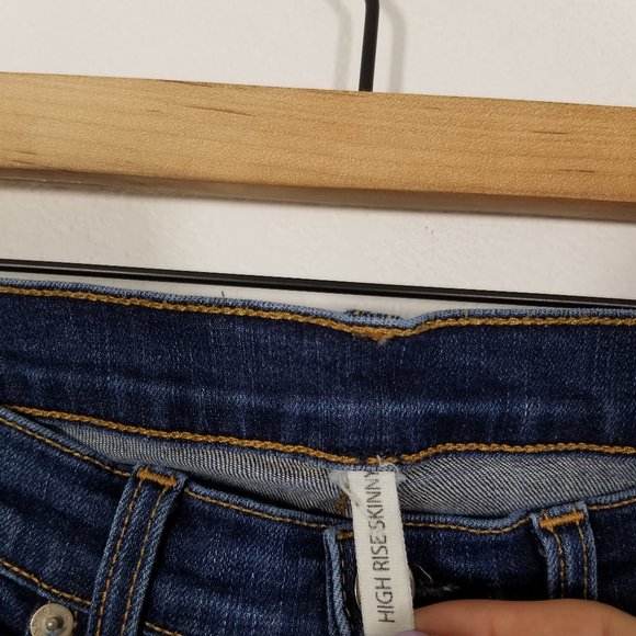 Rag & Bone High Rise Skinny Stretch Jeans Size 29 - Picture 4 of 8